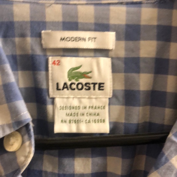 Lacoste button up - Picture 2 of 2